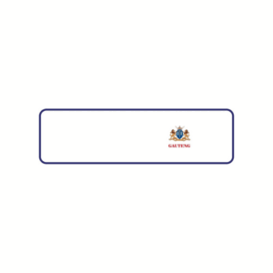 Gauteng Number Plate